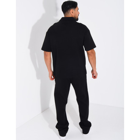 Ensemble pantalon et polo à zip