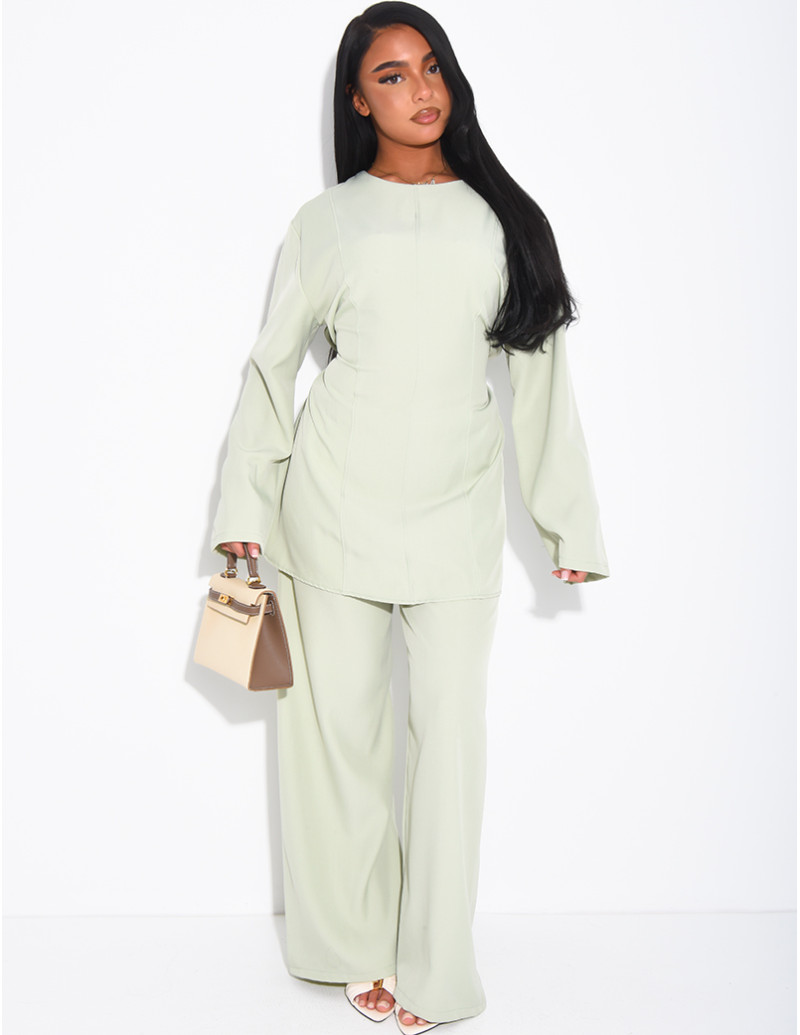 Set aus Hose und langer...