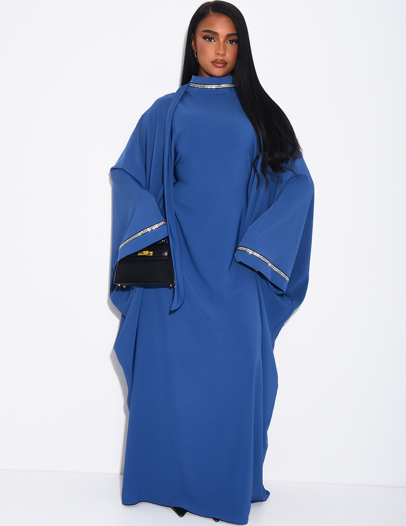 Butterfly abaya with high...