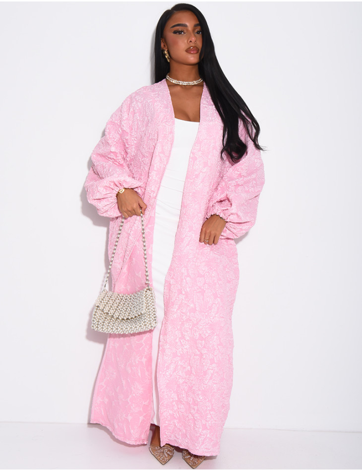 Kimono oversize texturé