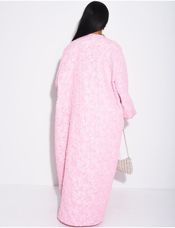 Kimono oversize texturé