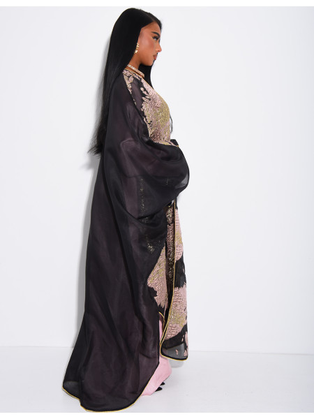 Ensemble robe manches longues et kimono premium assorti