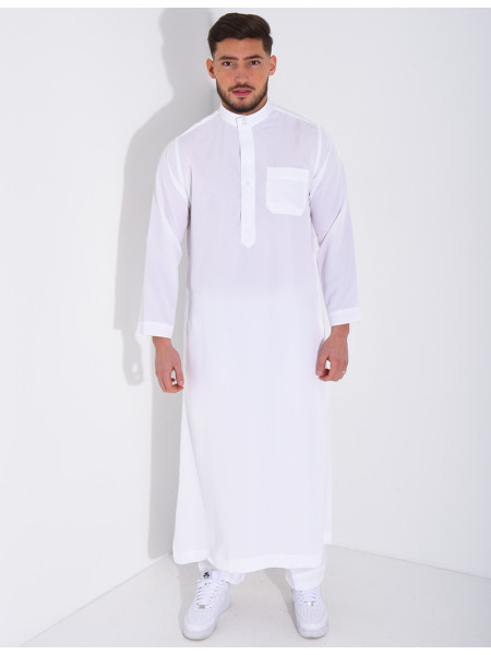 Ensemble de qamis à col rond