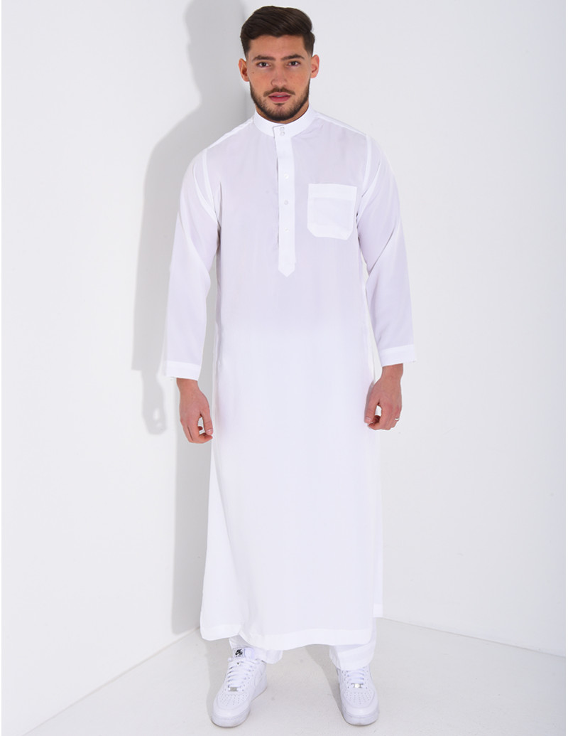 Ensemble de qamis à col rond