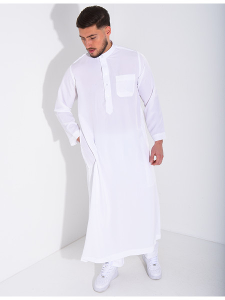 Ensemble de qamis à col rond