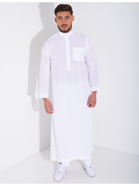 Ensemble de qamis à col rond