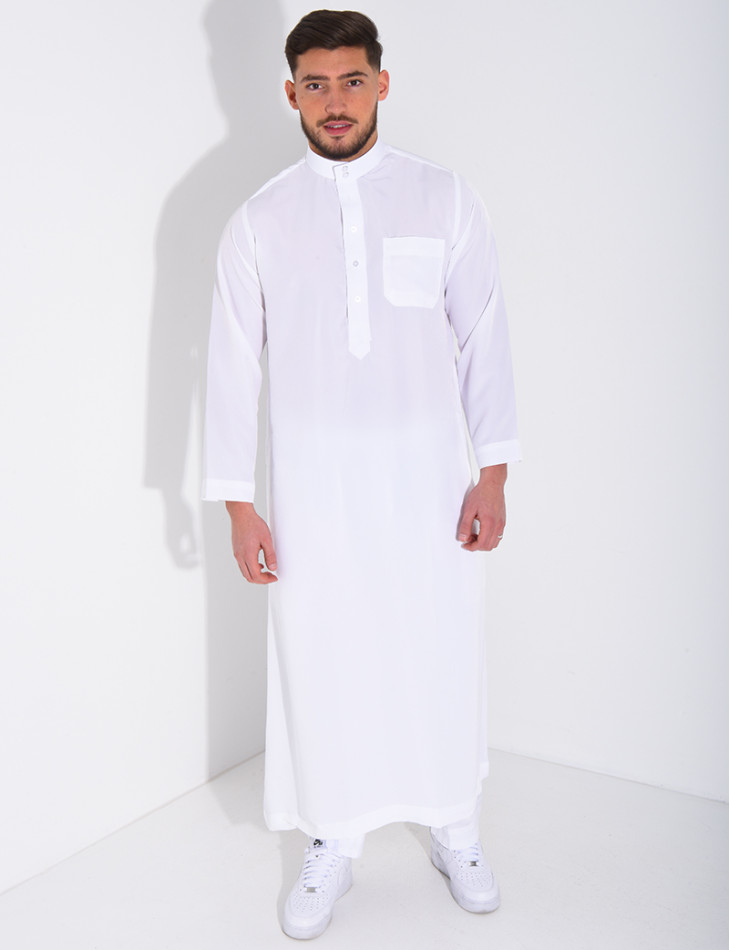 Ensemble de qamis à col rond