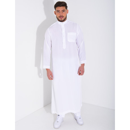 Ensemble de qamis à col rond