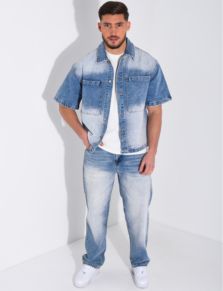 Ensemble en jeans pantalon et veste