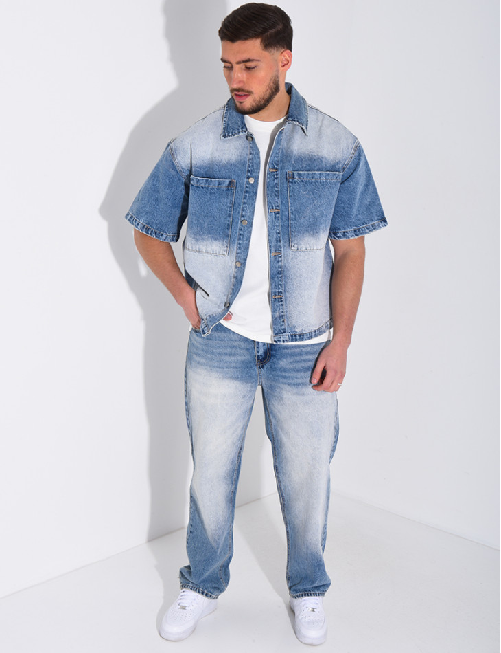 Ensemble en jeans pantalon et veste