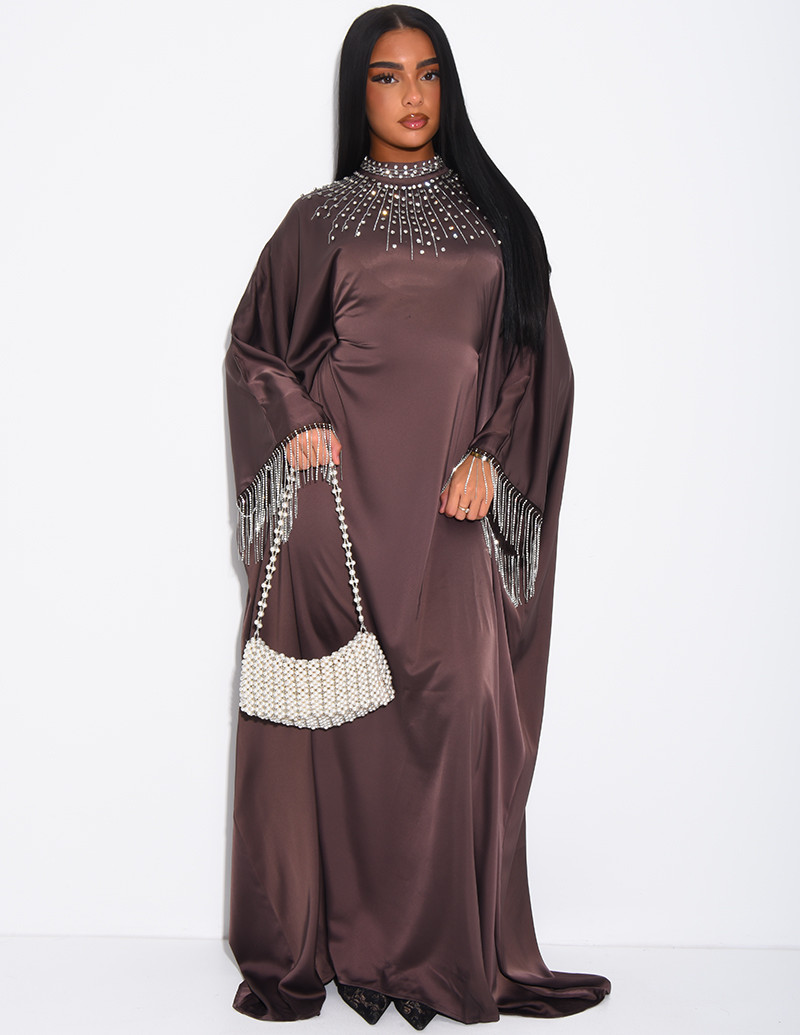 Abaya premium en satin...