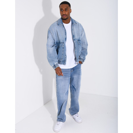 Ensemble en jeans pantalon et veste