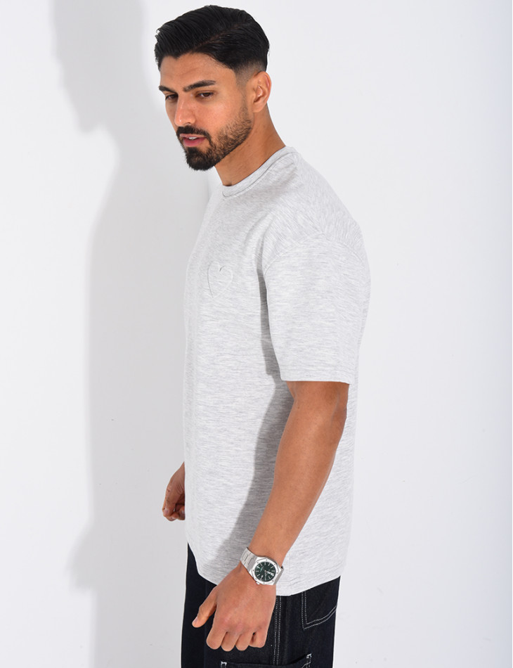 T-shirt coeur néoprène