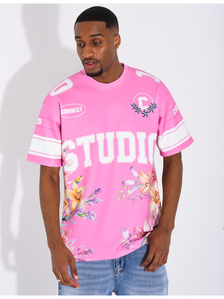 T-shirt "Studio" à fleurs