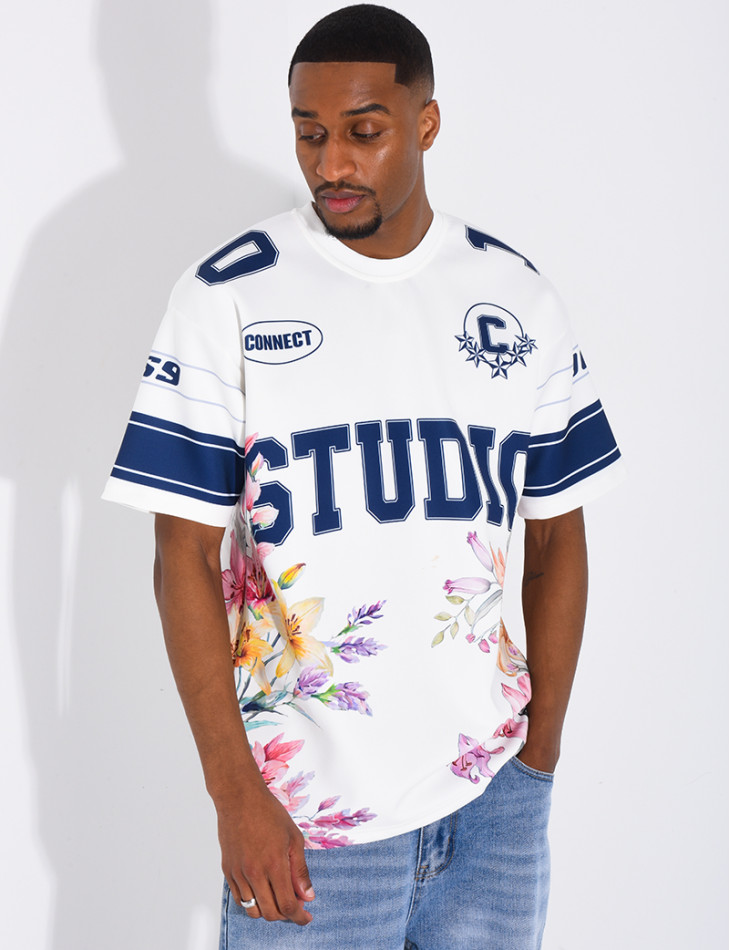 T-shirt "Studio" à fleurs