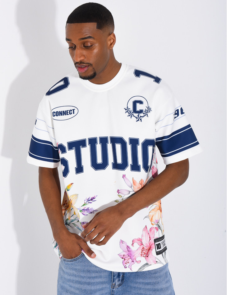T-shirt "Studio" à fleurs
