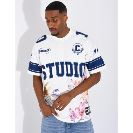 T-shirt "Studio" à fleurs