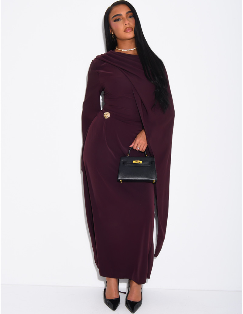 Robe longue et fluide à...