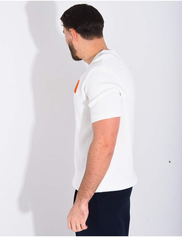 T-shirt nid d'abeille lettre H