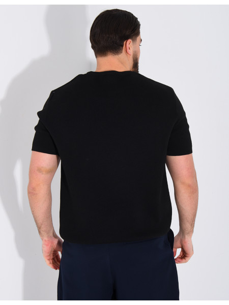 T-shirt nid d'abeille lettre H