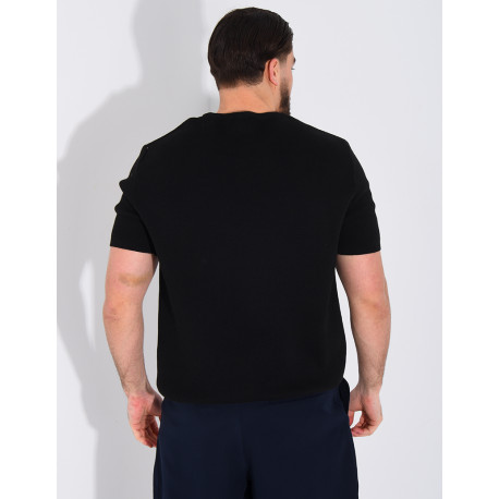 T-shirt nid d'abeille lettre H