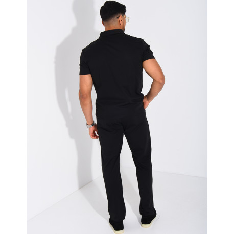 Ensemble fin pantalon et polo manches courtes