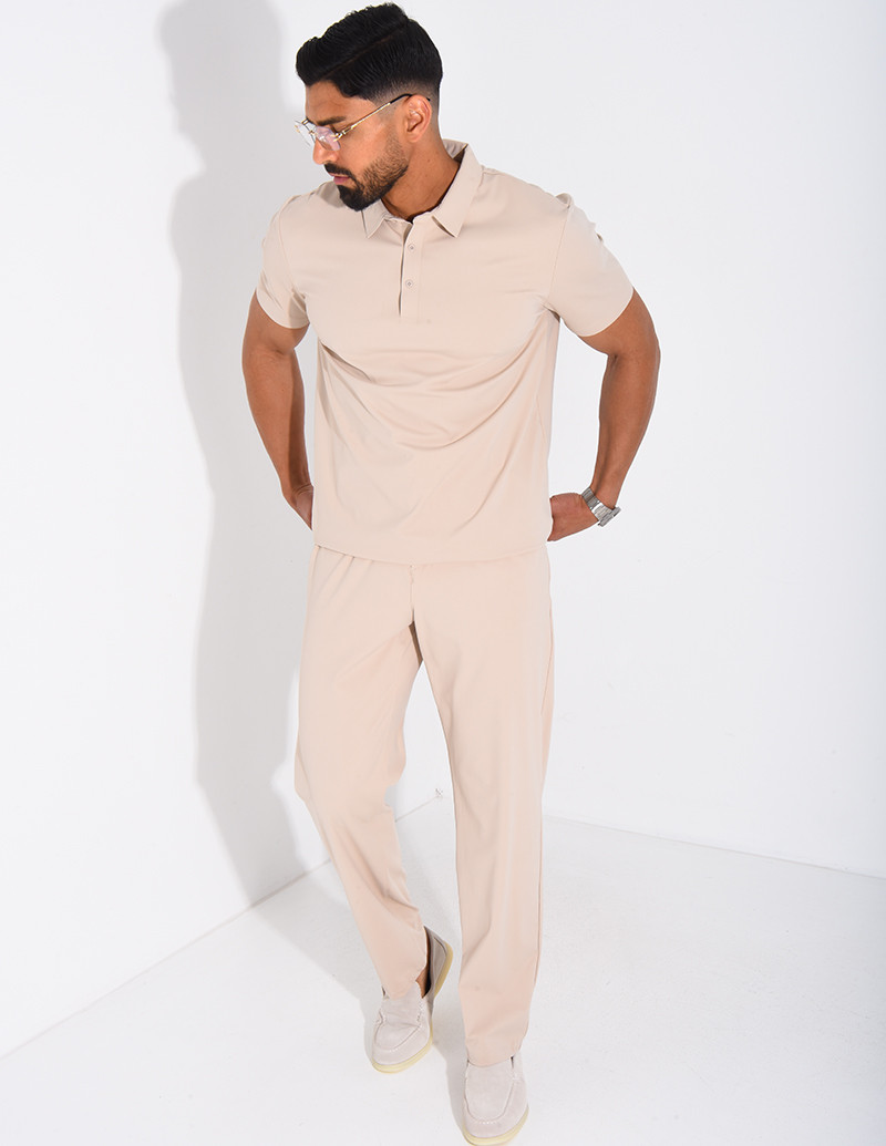 Set aus schmaler Hose und...