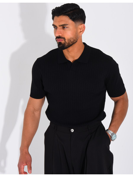 Short-sleeved polo shirt