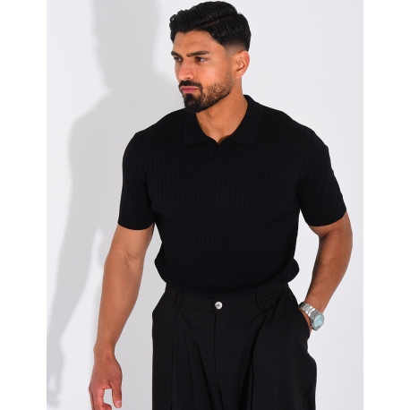 Short-sleeved polo shirt