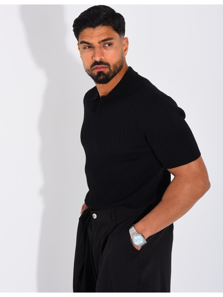 Short-sleeved polo shirt