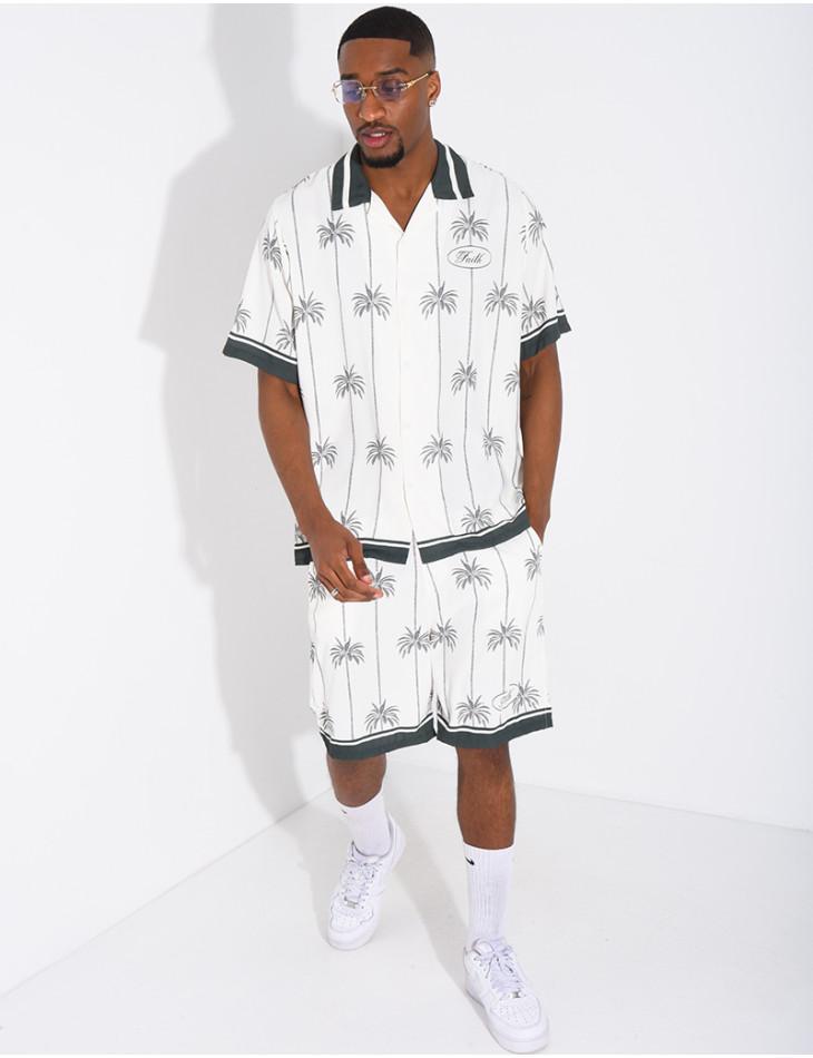 Ensemble short et chemise "Faith"