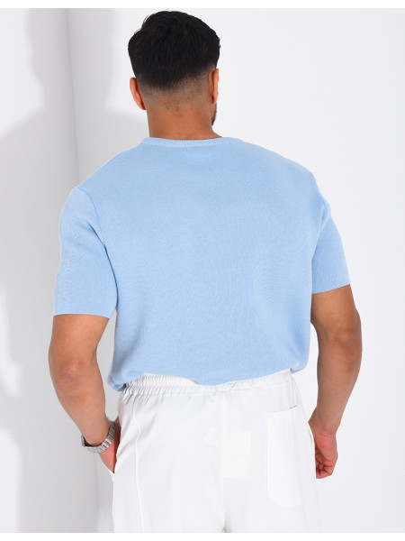 T-shirt nid d'abeille lettre C