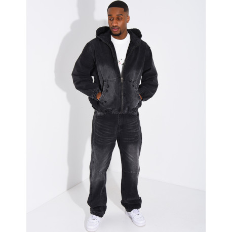 Ensemble en jeans pantalon et veste