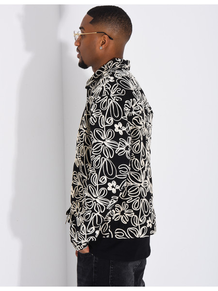 Veste à motifs