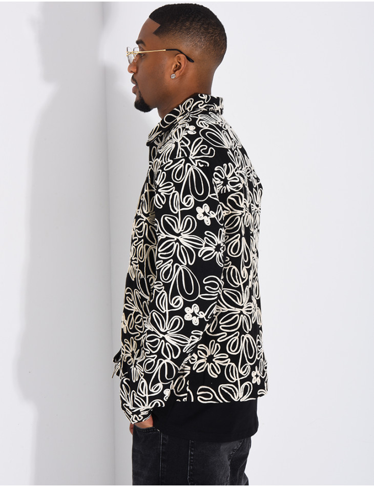 Veste à motifs