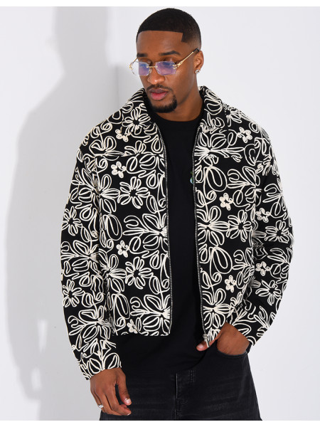 Veste à motifs