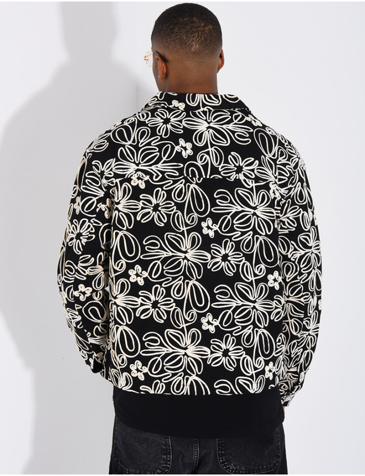 Veste à motifs