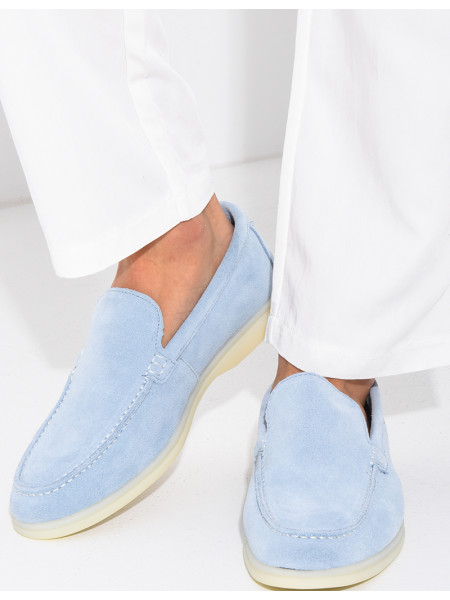 Mocassins en suédine