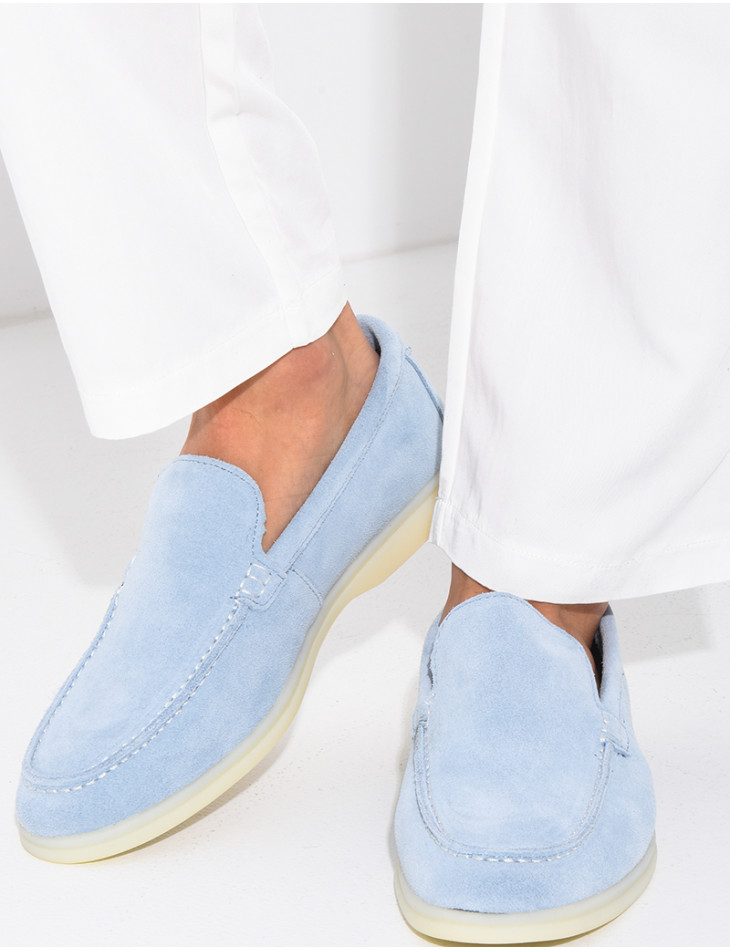 Mocassins en suédine