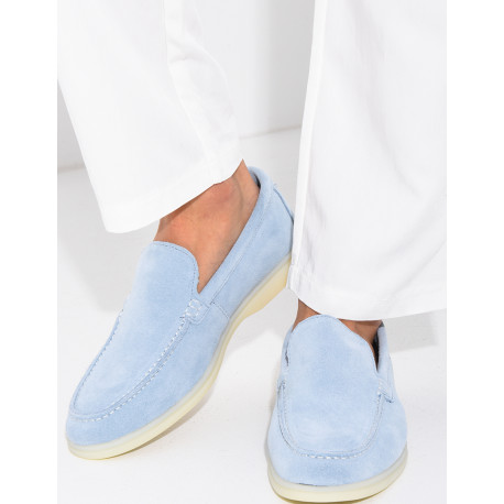 Mocassins en suédine