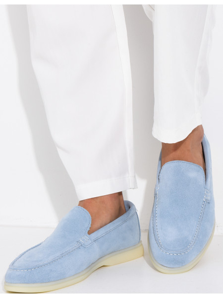 Mocassins en suédine