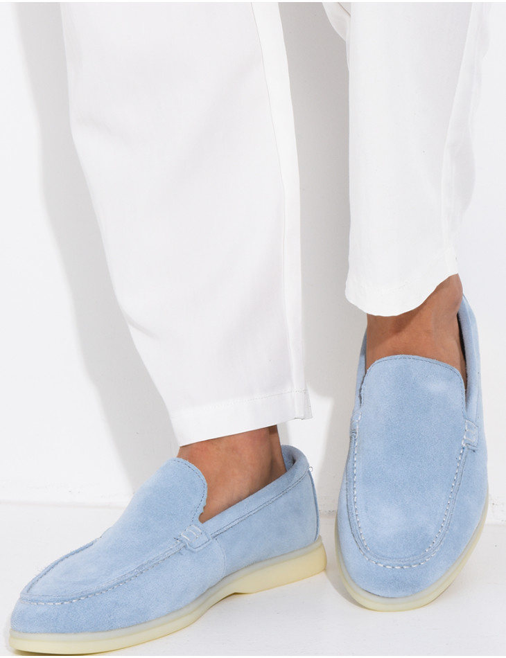 Mocassins en suédine