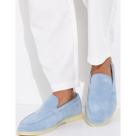 Mocassins en suédine