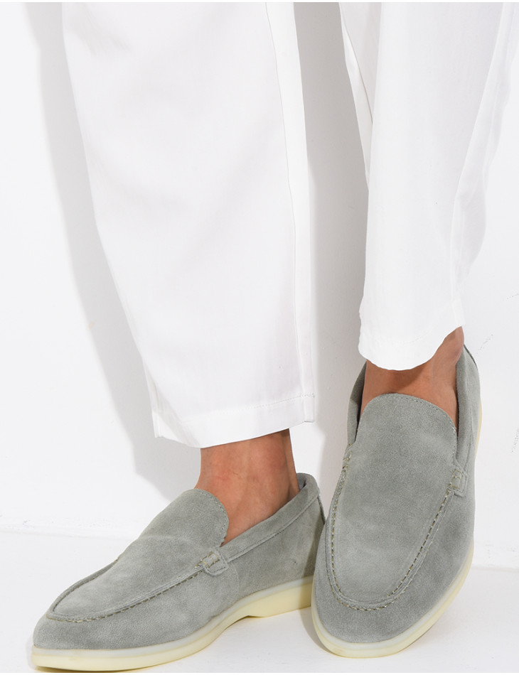 Mocassins en suédine