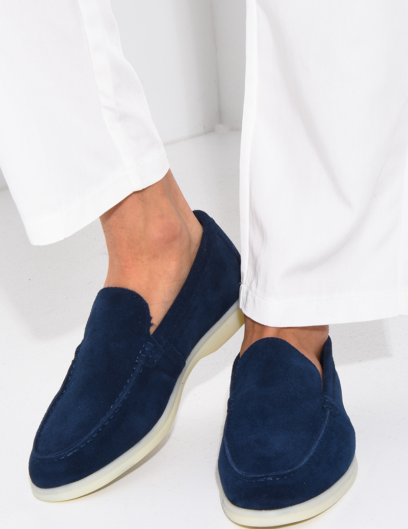 Mocassins en suédine