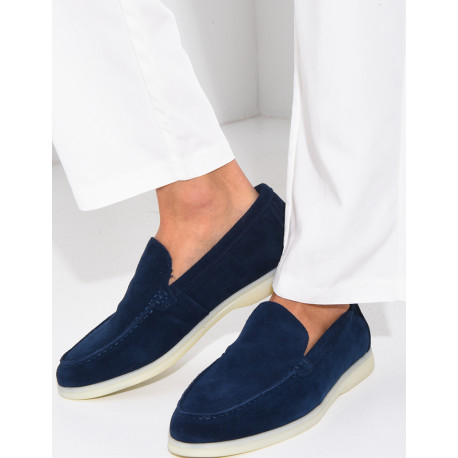 Mocassins en suédine
