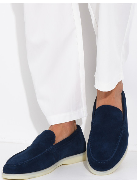 Mocassins en suédine