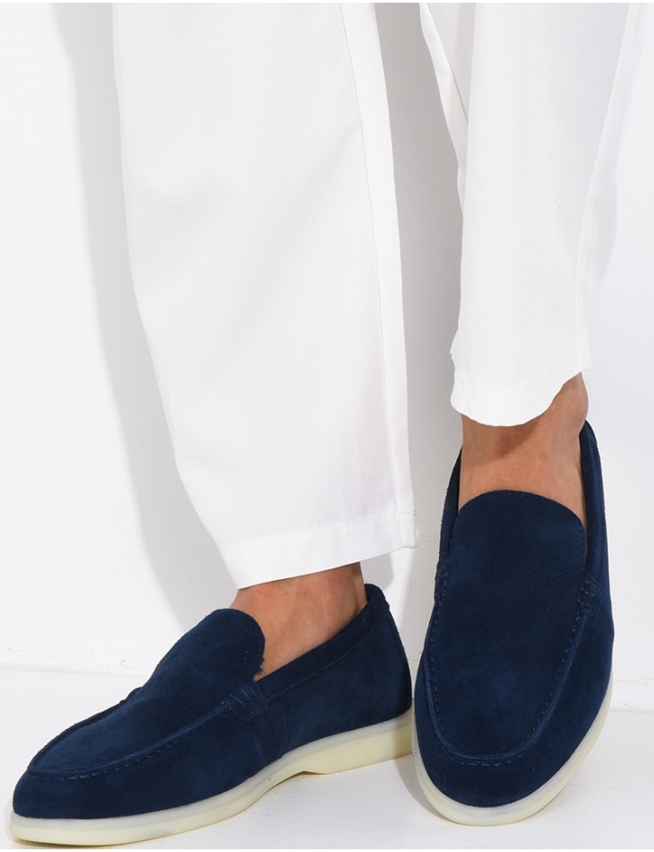 Mocassins en suédine