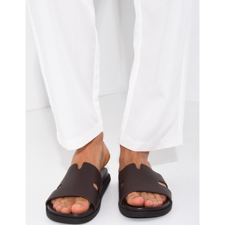 Sandales en similicuir