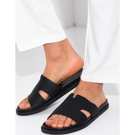 Sandales en similicuir